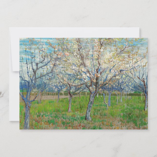 Invitation Vincent van Gogh - Orchard rose (Devant)