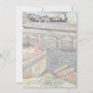 Invitation Vincent Van Gogh - Ponts Sur La Seine
