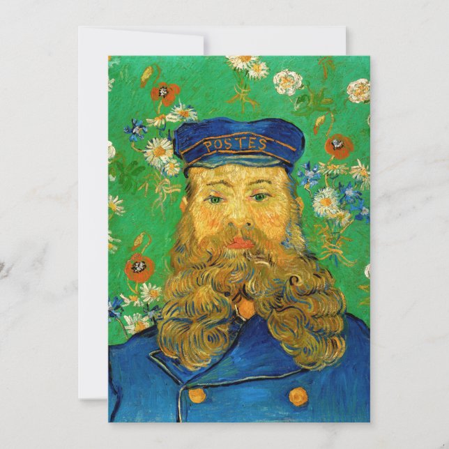 Invitation Vincent Van Gogh - Postman Joseph Roulin (Devant)