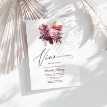 Vino Before Vows Fleurs Vin Enterrement de Vie de