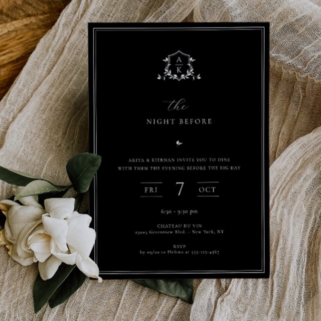 Invitation Vins Intemporels La Nuit Avant Noir (Créateur téléchargé)