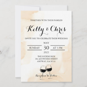 Invitation Vins mariages