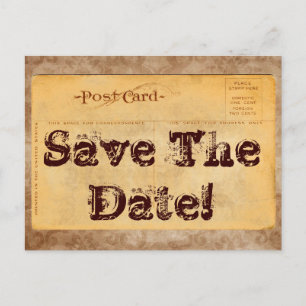 Invitation Vintage Carte Postale Enregistrer La Da