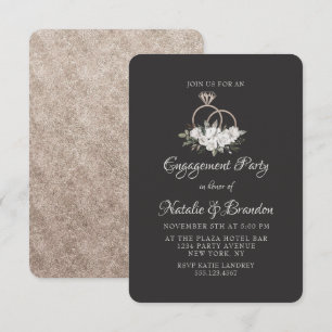 Invitation Vintage Cerise Mariage Cercles