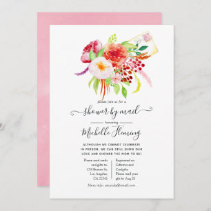 Invitation Vintage Chic Rustic Charm Baby shower par courrier