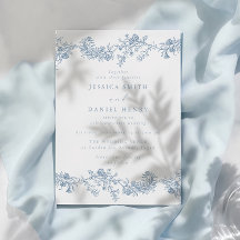 Vintage classique Chinoiserie Floral Mariage