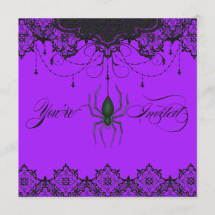 Invitation Vintage de Berry Spider