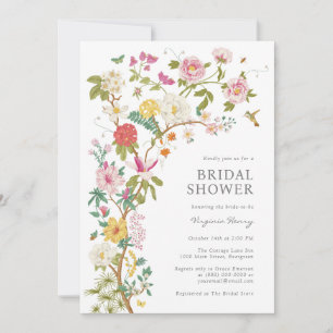 Invitation vintage de douche nuptiale