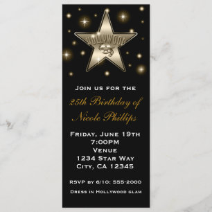Invitation Vintage de Sepia Gold