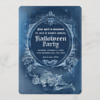 Invitation Vintage de X-Ray Halloween Memento Mori