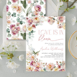 Invitation Vintage Dusty Pink Love est dans la Fête des marié