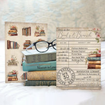 Vintage Floral Books & Brunch Fête des mariées