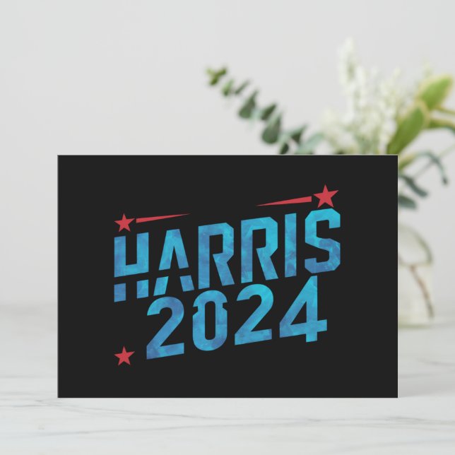 Invitation Vintage Kamala Harris 2024 (Debout devant)