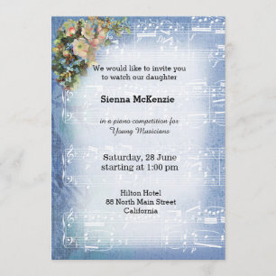 Invitation Vintage music