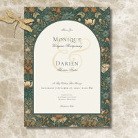Vintage Nature William Morris Mariage élégant