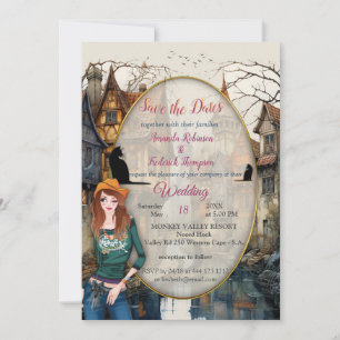 Invitation Vintage Old Amsterdam Art