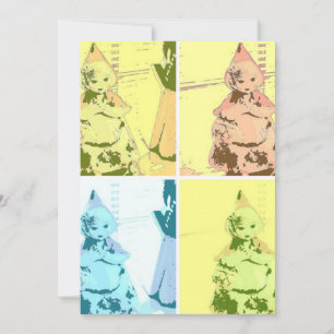 Invitation Vintage Petit Chaperon Rouge