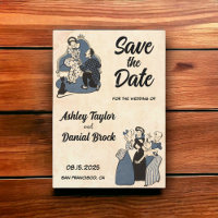 Vintage Retro les années 50 Comic Book Wedding Enr