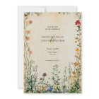 Vintage Rustic Fleur sauvage Botanical Enregistrer