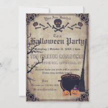 Vintage sorcière victorienne gothique Halloween Pa