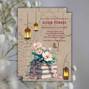 Invitation Vintage Storybook Floral Baby shower