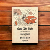 Vintage Vieux les années 50 Comic Retro Mariage En