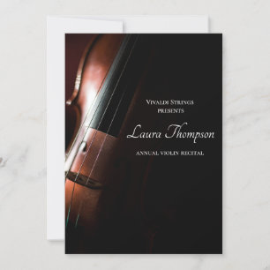 Invitation Violon Strings Music Concert Considérant