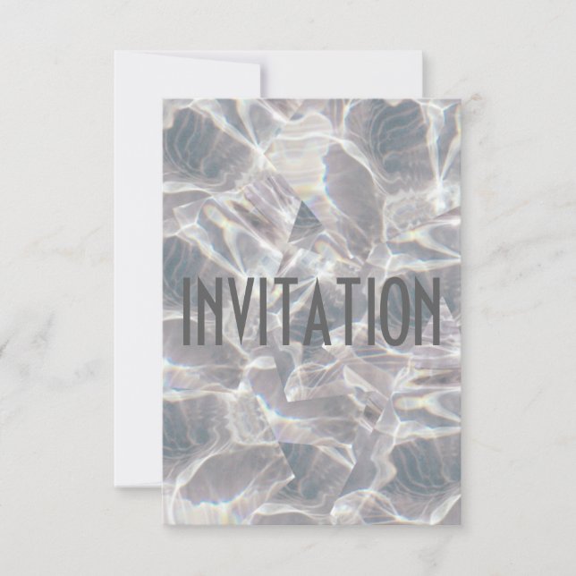 Invitation Vip du Club Party Diamond Grey Invitati (Devant)