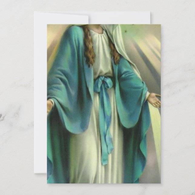 Invitation Virgin Mary (Devant)