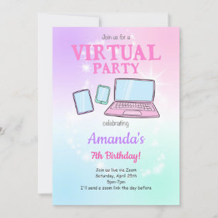 Invitation Virtual Party