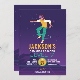 Invitation Virtual Reality VR jeu numérique