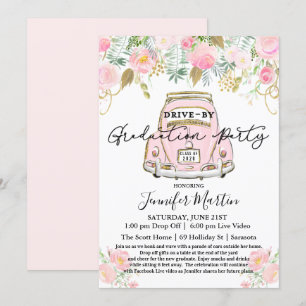 Invitation virtuelle pour une fête de fin d'études