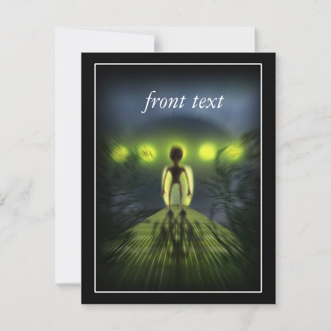 Invitation Visiteur Alien (Devant)