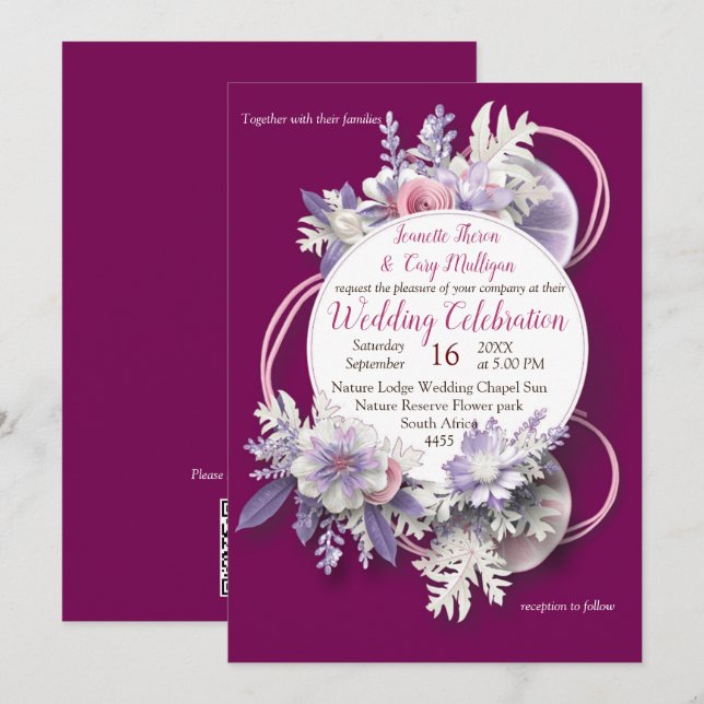 Invitation Viva Magenta 2023 (Devant / Derrière)