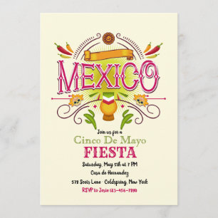 Invitation Viva Mexico