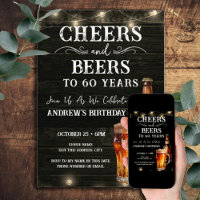 Vive et Bières Lumières de bar pour 60e anniversai