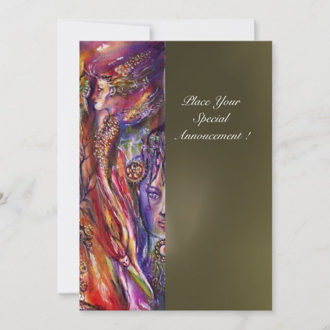 INVITATION VIVIEN ET IMAGINAIRE MERLIN (Devant)