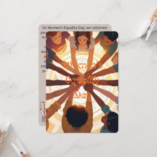 Invitation “Voices of Equality: A Tribute to Women's Power”