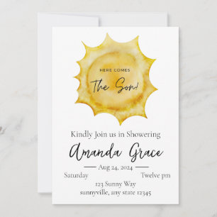 Invitation Voici le fils