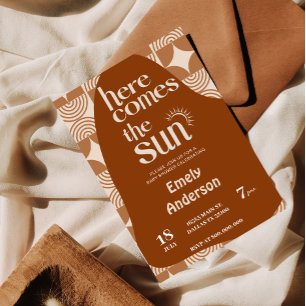 Invitation Voici l'invitation du baby shower solaire