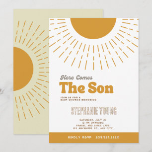 Invitation Voici L'Invitation Du Fils Baby shower