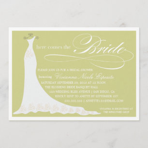INVITATION VOICI VENIR L'INVITATION DE FÊTE DE LA MARIÉE DE