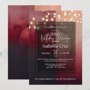 Invitation Voile de Division Design Minimaliste