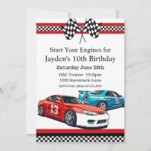 Voiture de course Anniversaire, 10e anniversaire I