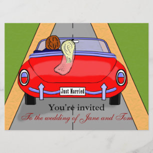 Invitation Voiture de mariée
