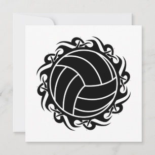 Invitation volley-ball tribal