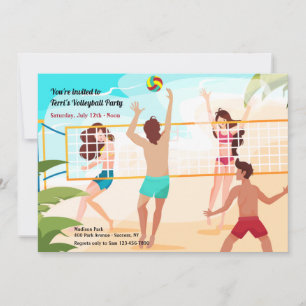 Invitation Volleyball de plage