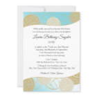 Volleyball Sports Bat mitzvah Bleu et Or