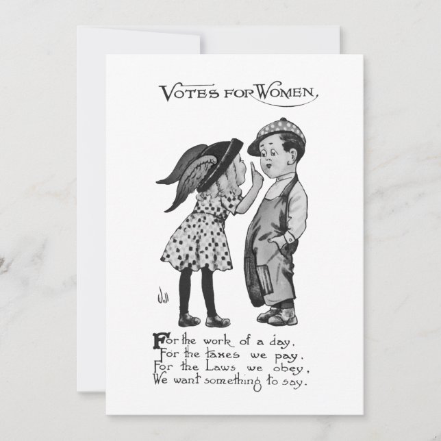 Invitation Votes Pour Les Femmes (Devant)