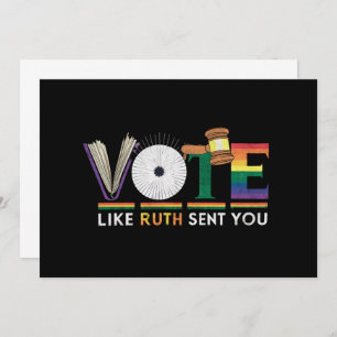Invitation Votez Comme Ruth Vous A Envoyé Gavel Feminists Lgb